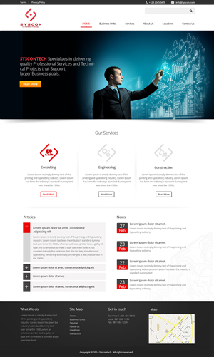 Web Design by OM for Syscontek Consulting, LLC | Design: #3772898