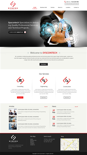 Web Design by OM for Syscontek Consulting, LLC | Design: #3772905