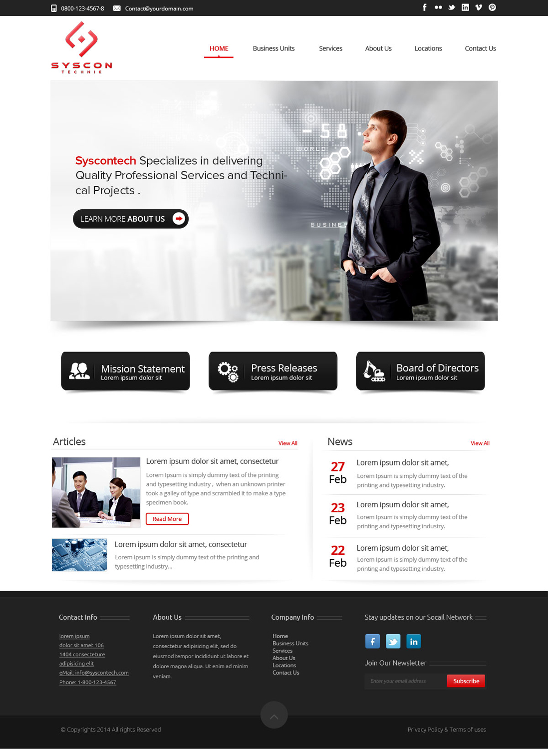 Web Design par OM pour Syscontek Consulting, LLC | Design #3772906