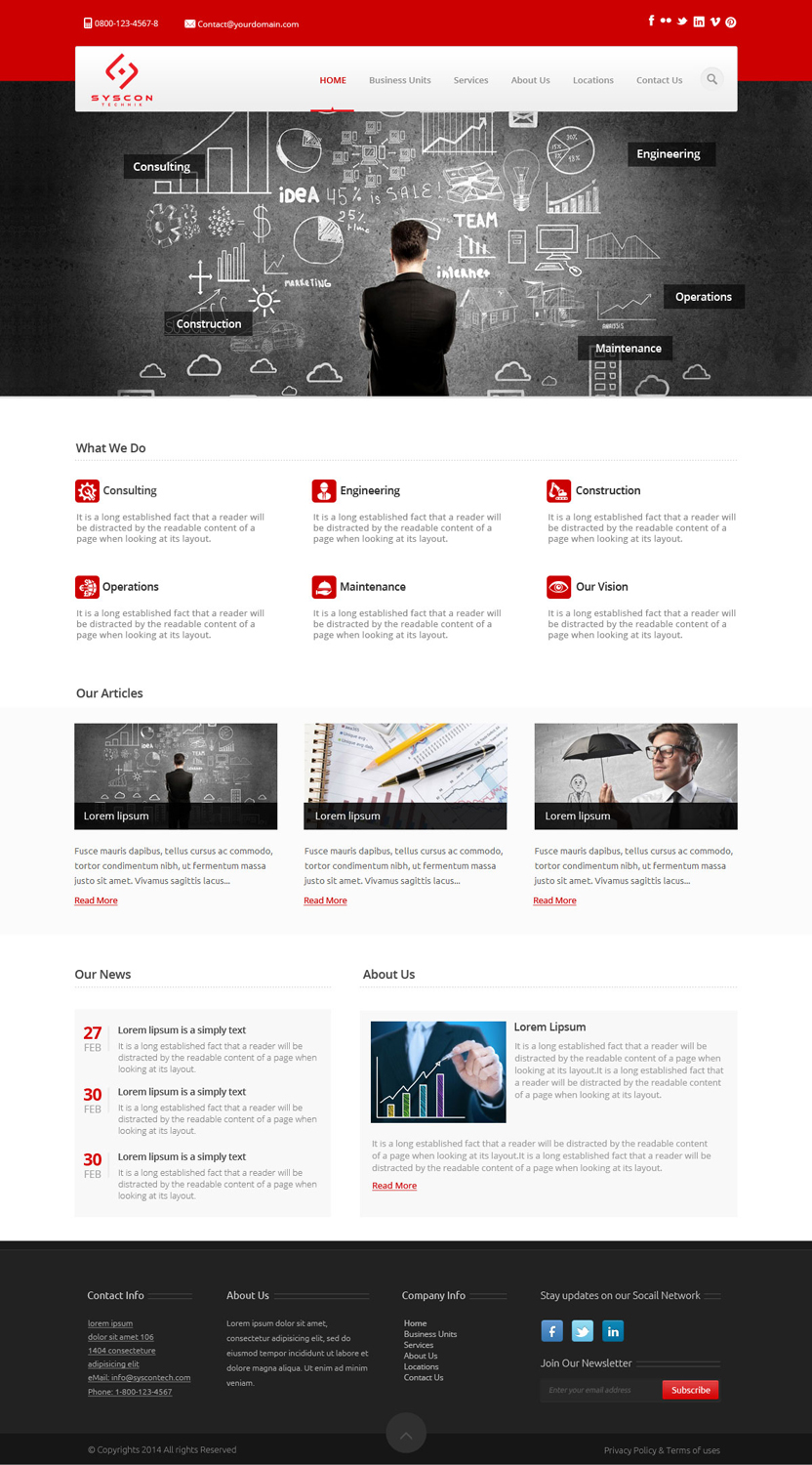 Web Design par OM pour Syscontek Consulting, LLC | Design #3780205