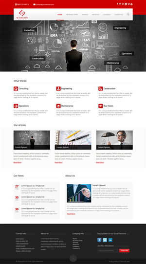 Web Design by OM for Syscontek Consulting, LLC | Design: #3780205
