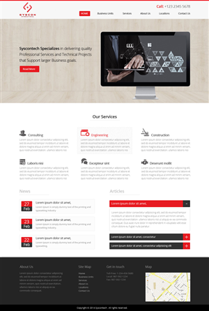 Web Design by OM for Syscontek Consulting, LLC | Design: #3780254