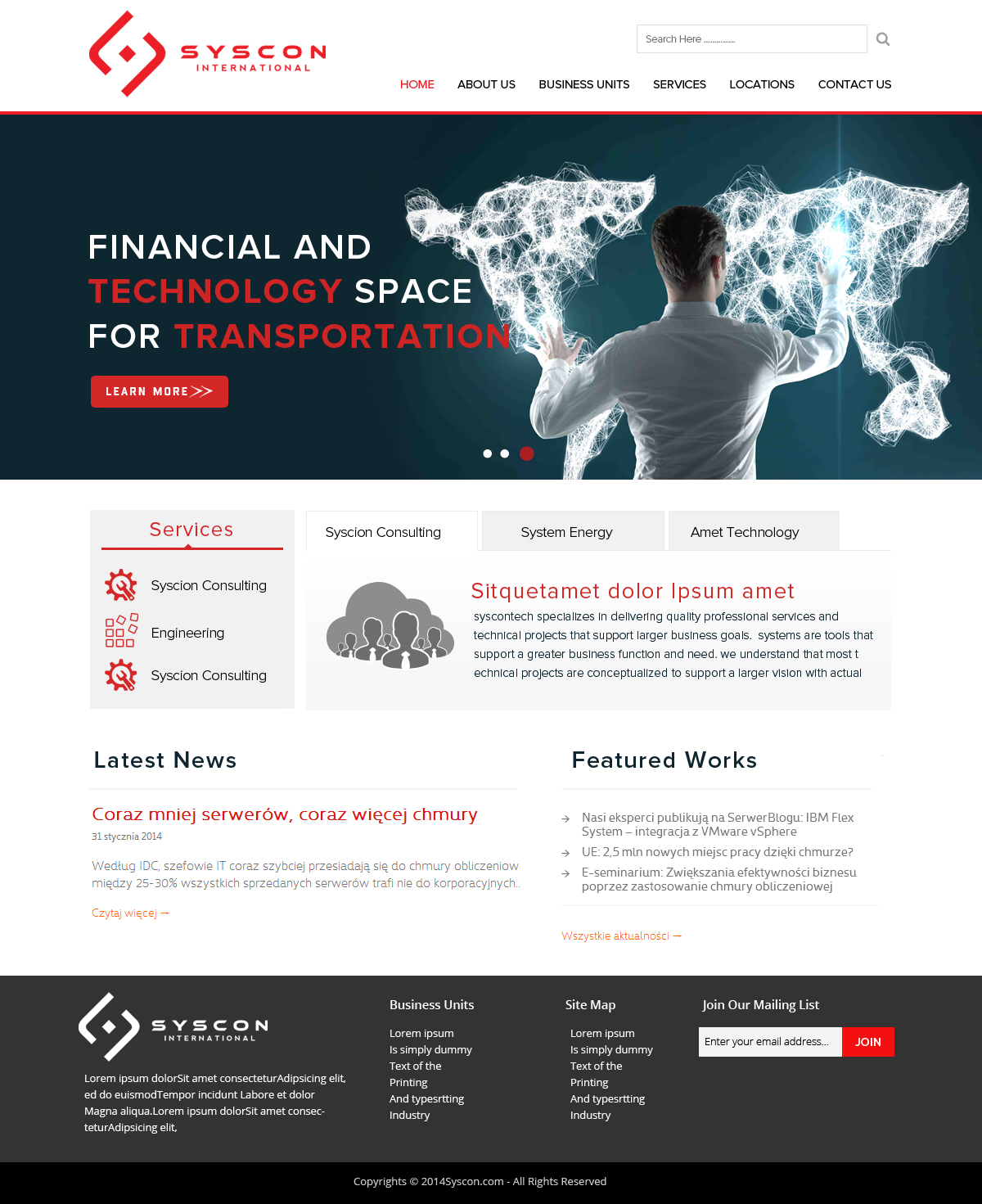 Web Design par OM pour Syscontek Consulting, LLC | Design #3811089