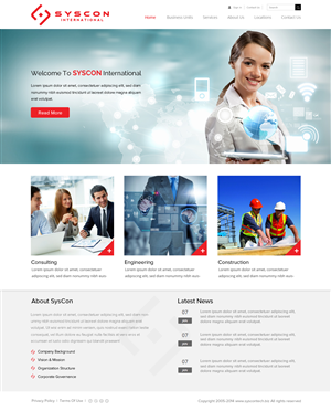 Web Design by OM for Syscontek Consulting, LLC | Design: #3811092