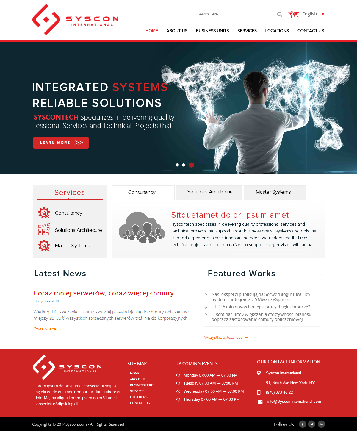 Web Design par OM pour Syscontek Consulting, LLC | Design #4083807