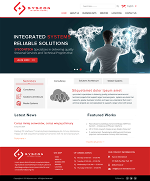Web Design by OM for Syscontek Consulting, LLC | Design: #4083807