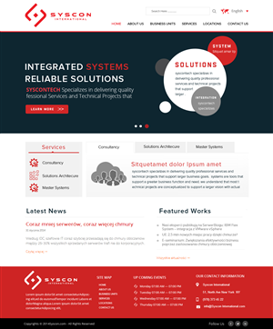 Web Design by OM for Syscontek Consulting, LLC | Design: #4083821