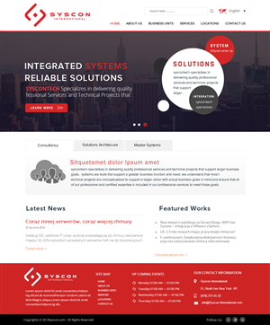 Web Design by OM for Syscontek Consulting, LLC | Design #4120819