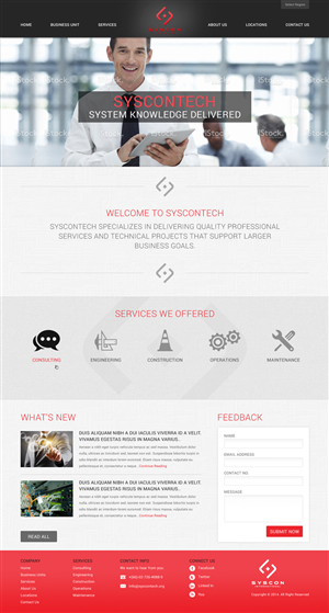Web Design by Atom for Syscontek Consulting, LLC | Design: #3841685
