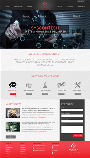 Web Design by Atom for Syscontek Consulting, LLC | Design: #3852630