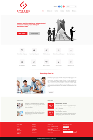 Web Design by Harpreet Singh for Syscontek Consulting, LLC | Design: #3747851