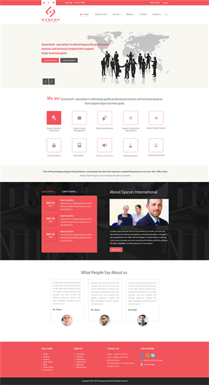 Web Design by Harpreet Singh for Syscontek Consulting, LLC | Design: #3766275