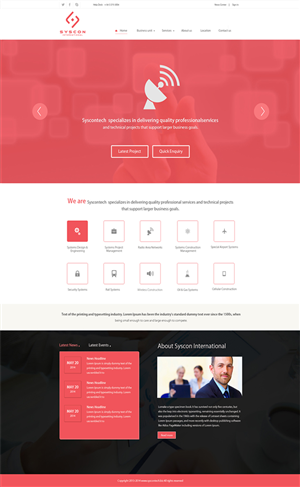 Web Design by Harpreet Singh for Syscontek Consulting, LLC | Design #3803607