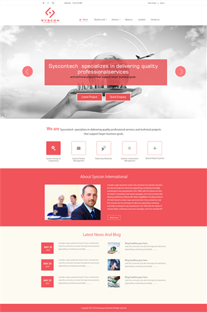 Web Design by Harpreet Singh for Syscontek Consulting, LLC | Design: #3803981
