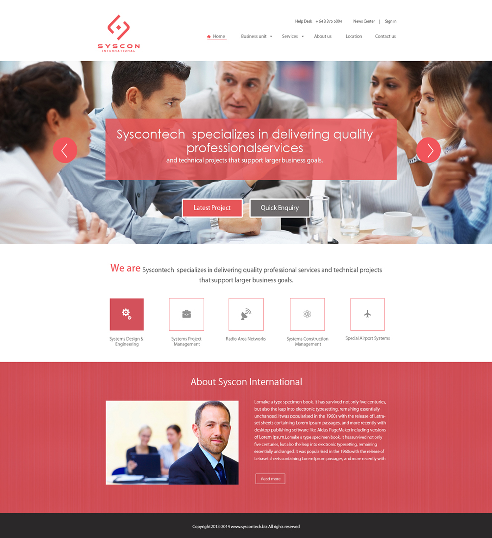 Diseño Web por Harpreet Singh para Syscontek Consulting, LLC | Diseño #3804829