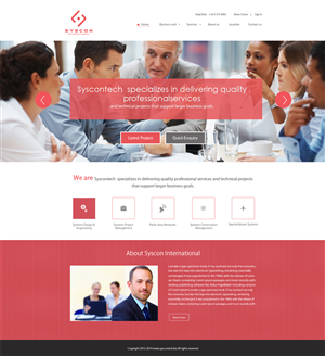Web Design by Harpreet Singh for Syscontek Consulting, LLC | Design: #3804829