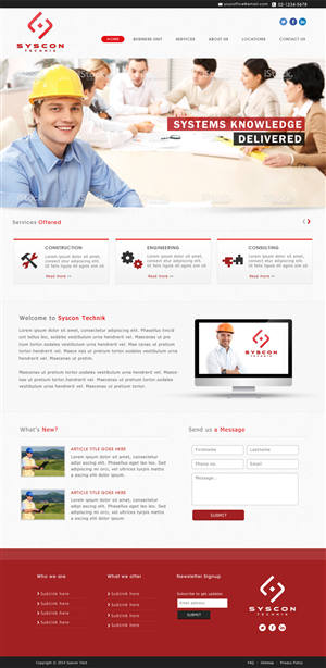 Web Design by JM for Syscontek Consulting, LLC | Design: #3811103