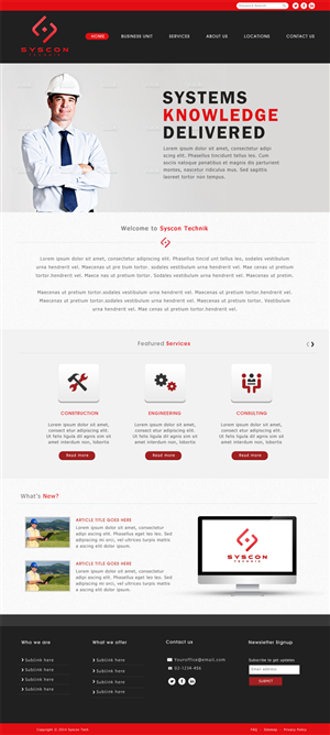 Web Design by JM for Syscontek Consulting, LLC | Design: #3811628