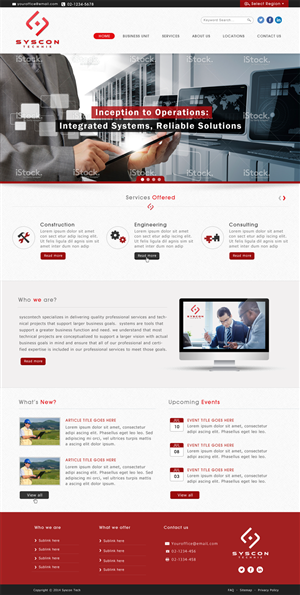 Web Design by JM for Syscontek Consulting, LLC | Design: #4081971