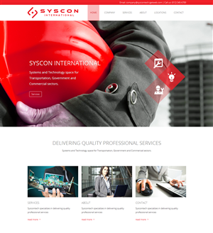 Web Design by Elegant Designs for Syscontek Consulting, LLC | Design: #3755574