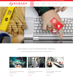 Web Design by Elegant Designs for Syscontek Consulting, LLC | Design: #3755641