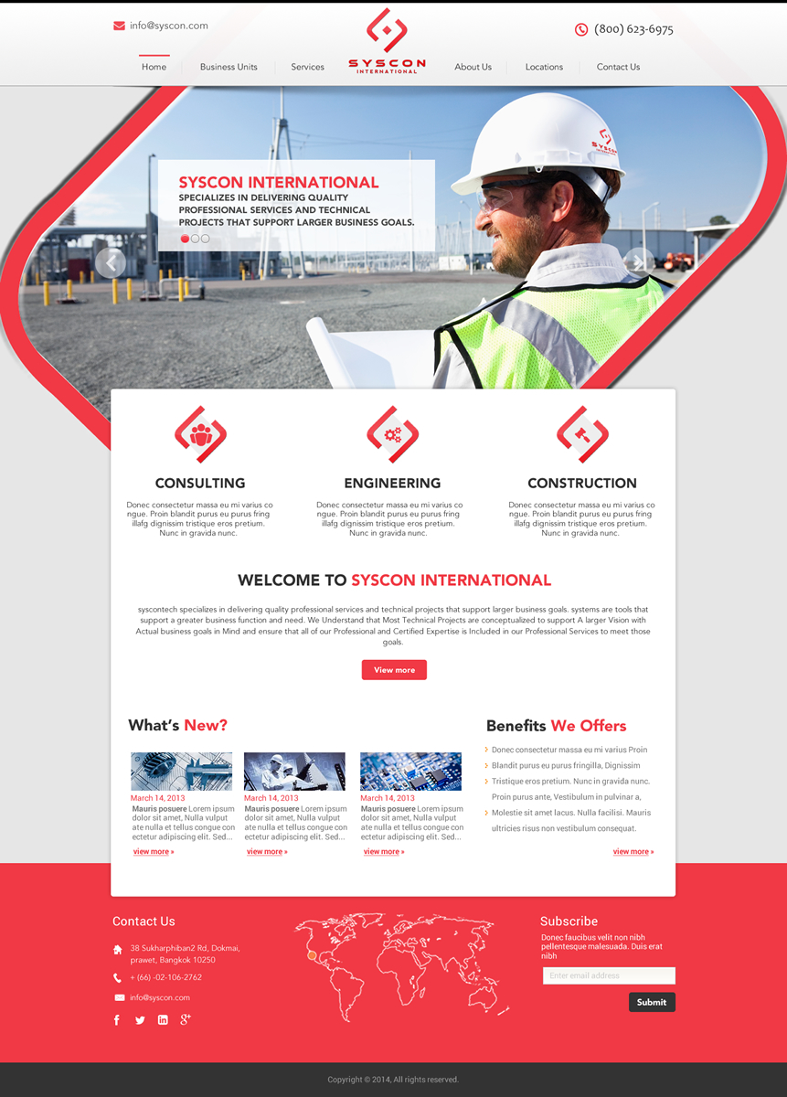 Web Design by Behriatech for Syscontek Consulting, LLC | Design #3785751