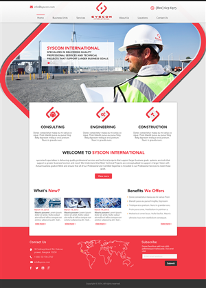 Web Design by Behriatech for Syscontek Consulting, LLC | Design: #3785751