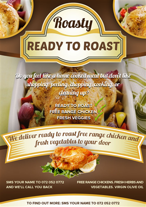 food delivery flyer samples