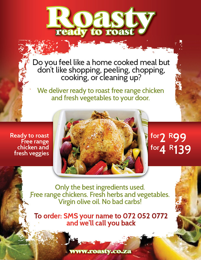 food delivery flyer samples
