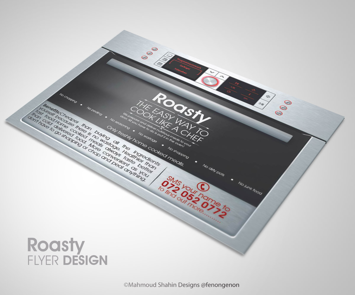 Flyer Design by Mahmoud Shahin for this project | Design #3746201