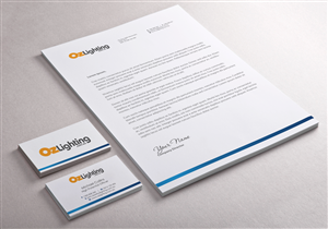 Stationery Design by HYPdesign for Ozlighting.com.au | Design: #981847