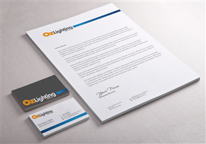 Business card and letterhead design