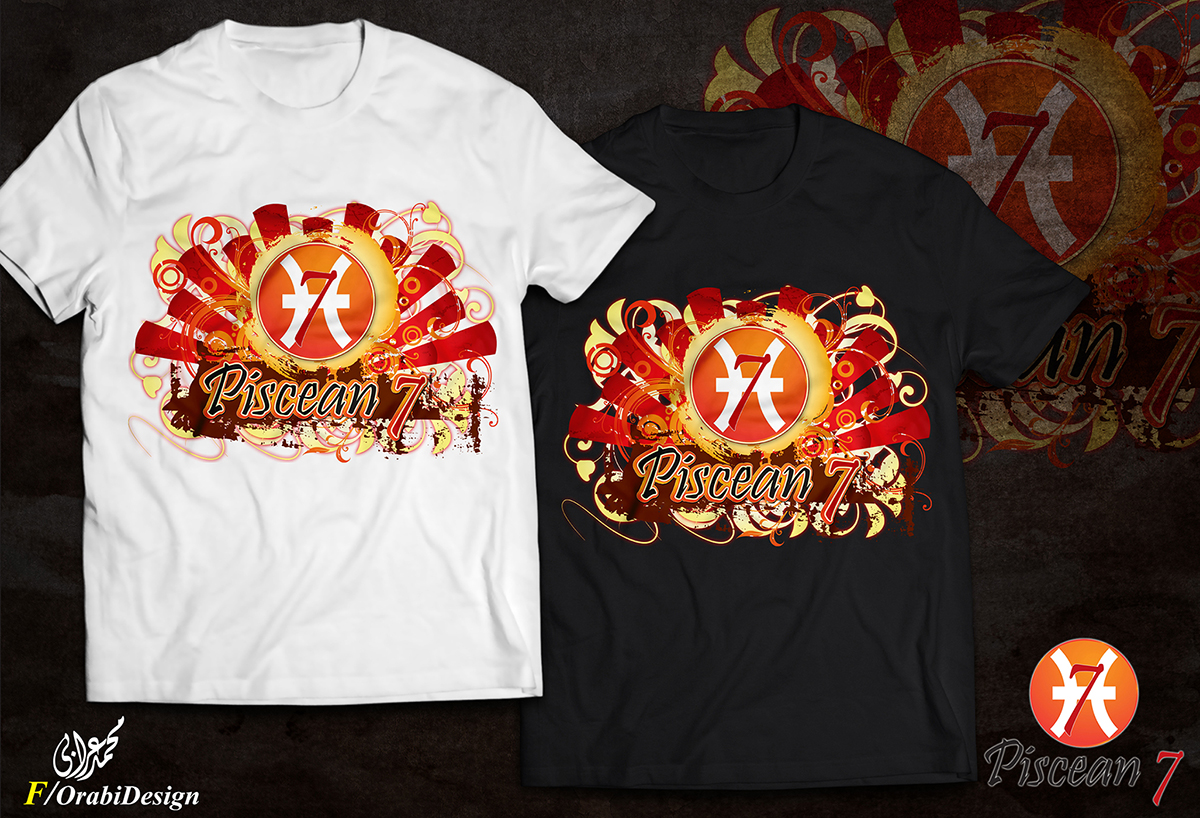 T-shirt Design by Mohammed Orabi for Piscean 7 | Design #3744245