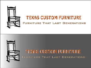 Diseño de Logo por somu para Texas Custom Furniture | Diseño: #3735491