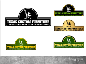 Diseño de Logo por vladst2004 para Texas Custom Furniture | Diseño: #3736449