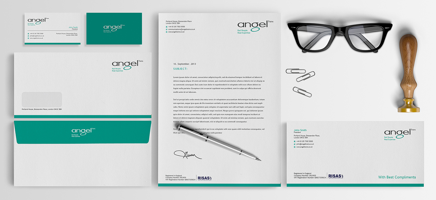 Stationery Design by BrandWar for Angel Trains Limited | Design #3881897