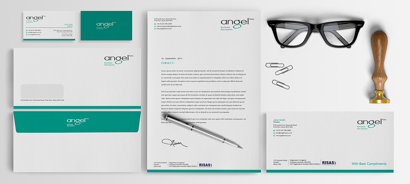 Stationery Design by BrandWar for Angel Trains Limited | Design #3881900