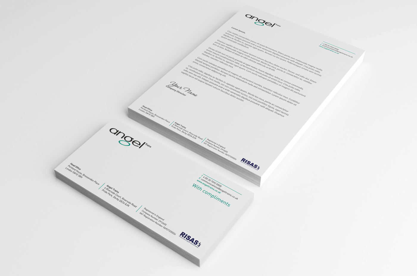 Design de Papeterie par HYPdesign pour Angel Trains Limited | Design #3742970