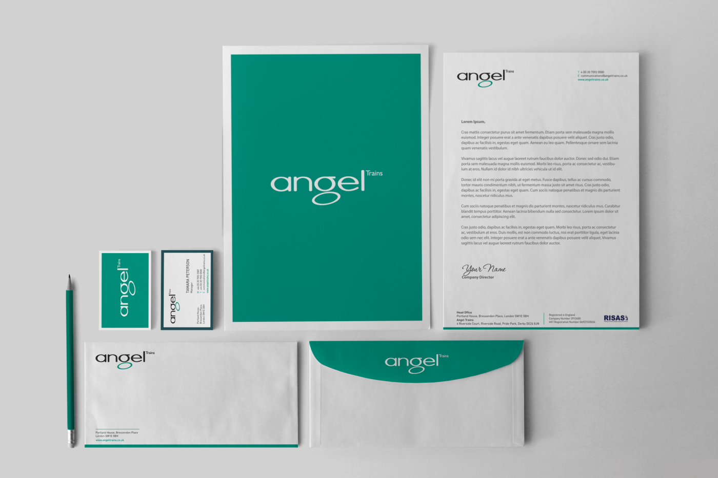 Stationery Design by HYPdesign for Angel Trains Limited | Design #3742994