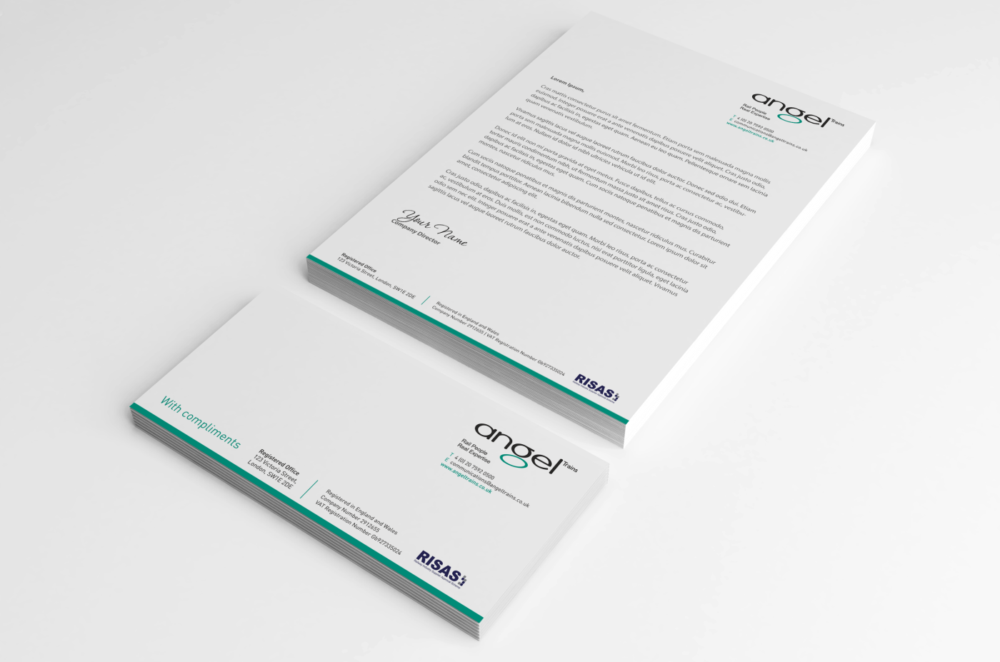 Stationery Design by HYPdesign for Angel Trains Limited | Design: #4010730