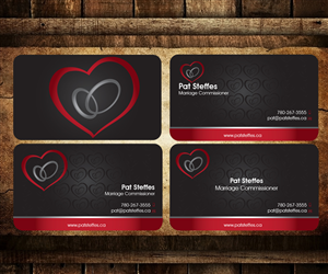 Business Card for Marriage Commissioner | Visitenkarten-Design von Aaaron