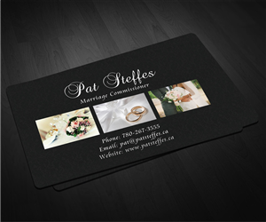 Business Card for Marriage Commissioner | Business Card Design by Sarah Haroon