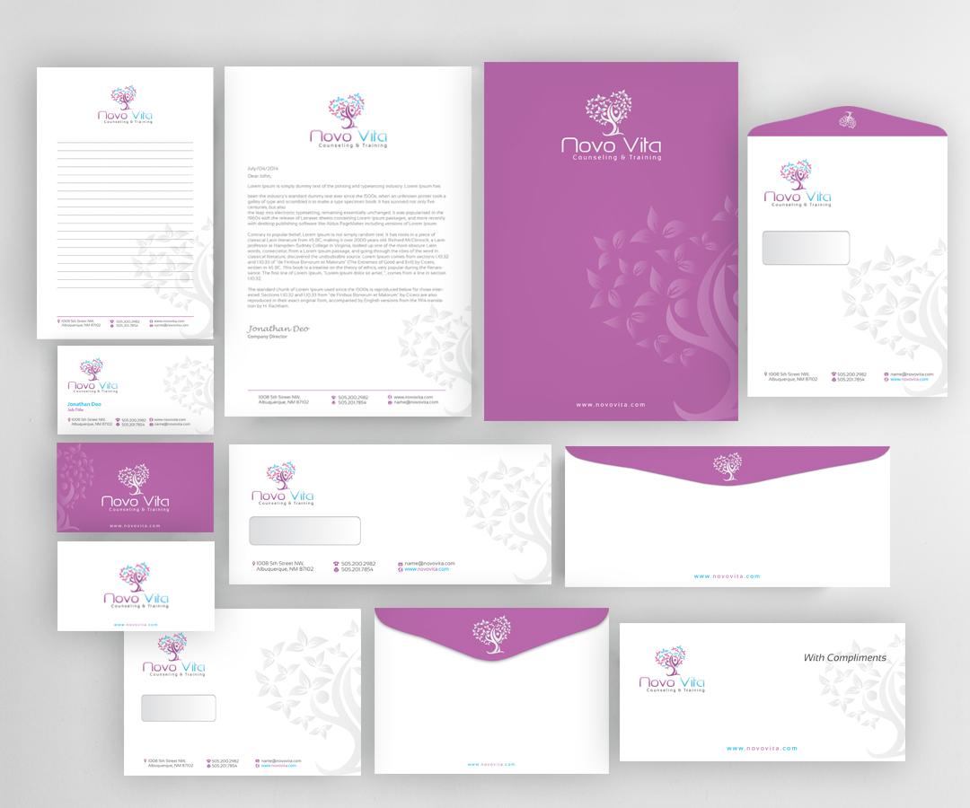 Stationery Design by Sarmishtha Chattopadhyay_loginchange for YO! Branding & Promotions | Design #4063499
