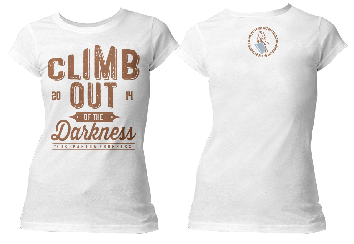 T-shirt Design by Rockalight for Postpartum Progress Inc. | Design #3758731