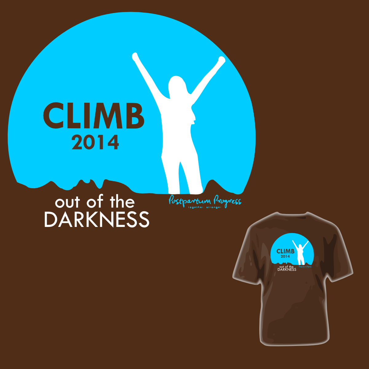T-shirt Design by Mathew Heinecke for Postpartum Progress Inc. | Design #3762366