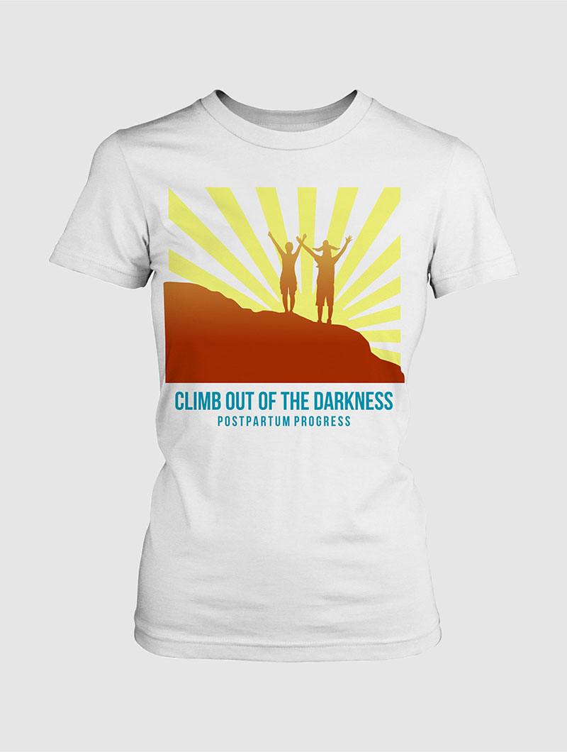 T-shirt Design by 777SKY for Postpartum Progress Inc. | Design #3766376
