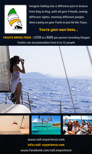 Diseño Publicitario por JustRightHere para Sail Experience | Diseño: #3811119