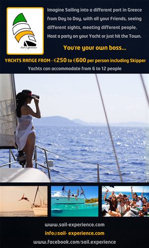 Diseño Publicitario por JustRightHere para Sail Experience | Diseño: #3811167