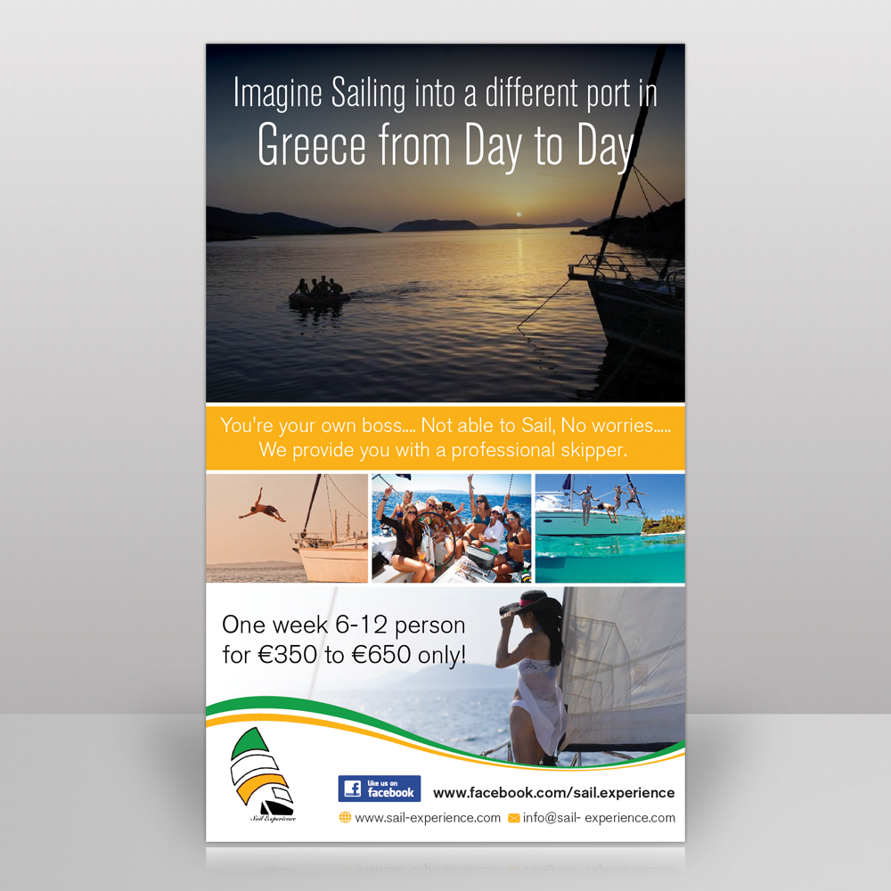 Diseño Publicitario por Mon01 para Sail Experience | Diseño #3763621