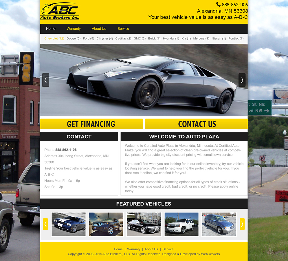 Web Design by TheCodeWire for AutoRevo | Design #3815111